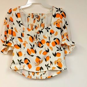 Perfect Summer Lemon Crop Top